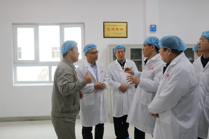 國家糧食和物資儲備局黃煒副局長到西瑞集團興平園區(qū)調研